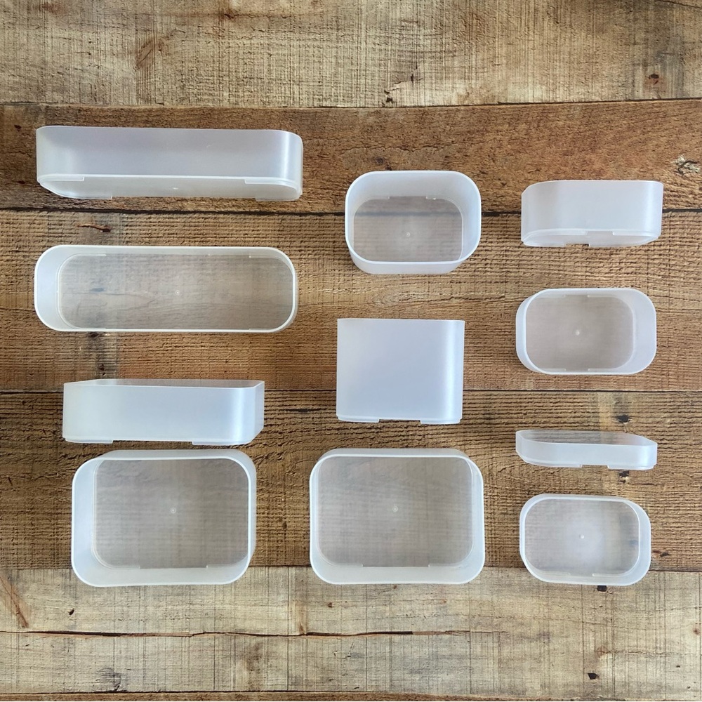 Clear Storage Organizer Set